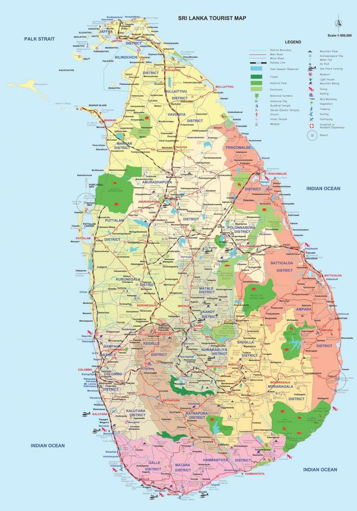 ಶ್ರೀಲಂಕಾ ampara ಜಿಲ್ಲೆಯ ನಕ್ಷೆ