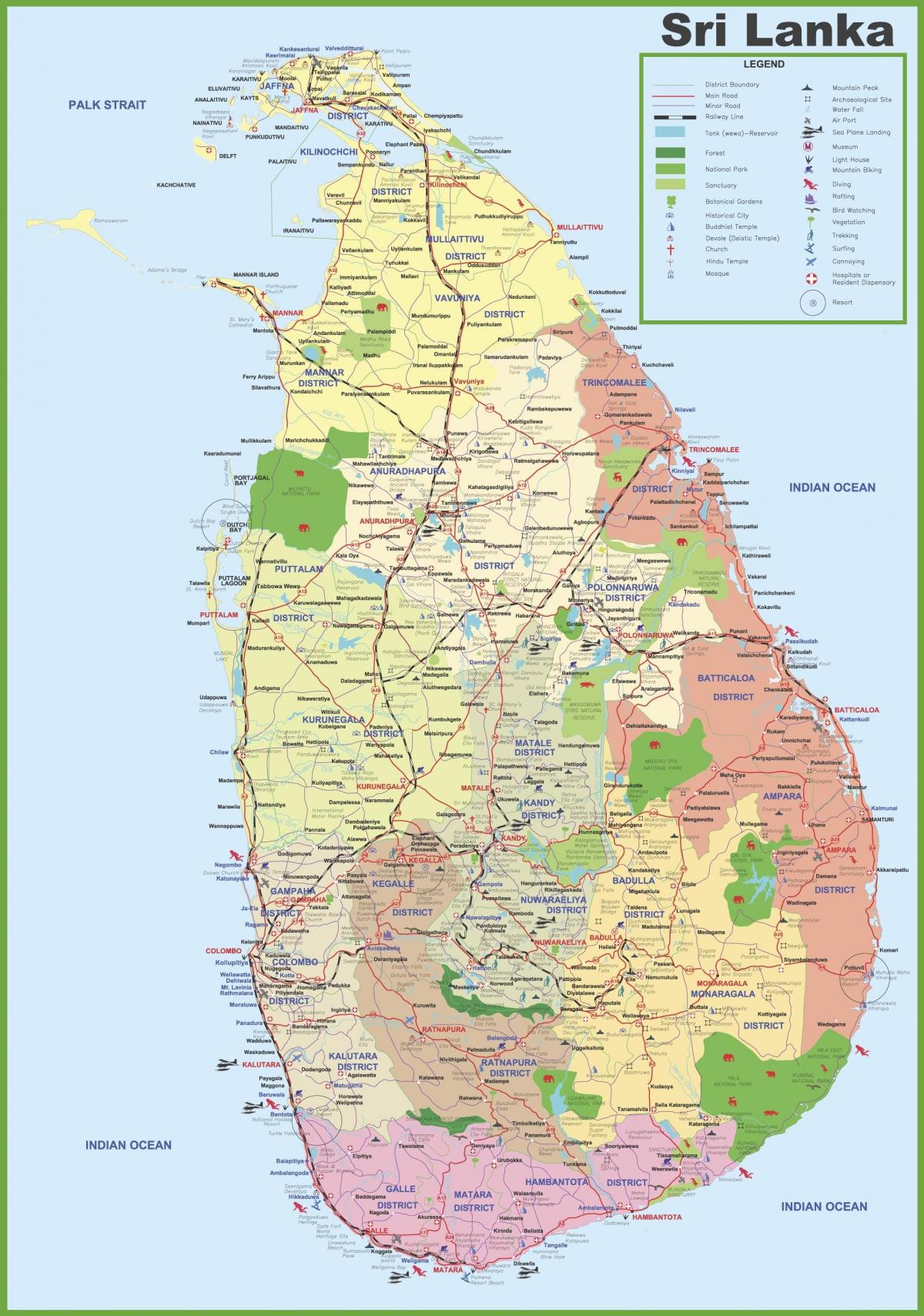 ನಕ್ಷೆ ಶ್ರೀಲಂಕಾದ ಗ್ರಾಮ