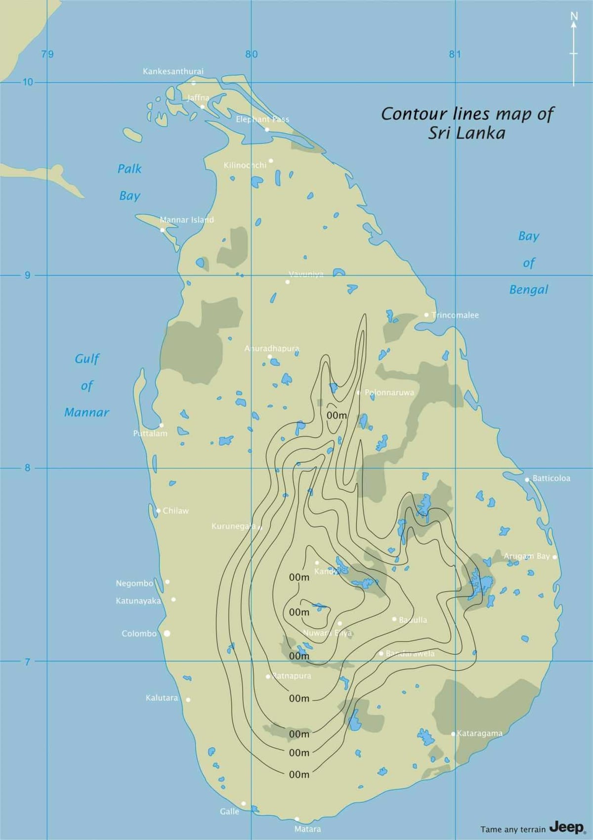 ನಕ್ಷೆ ಬಾಹ್ಯರೇಖೆ ನಕ್ಷೆ ಶ್ರೀಲಂಕಾ