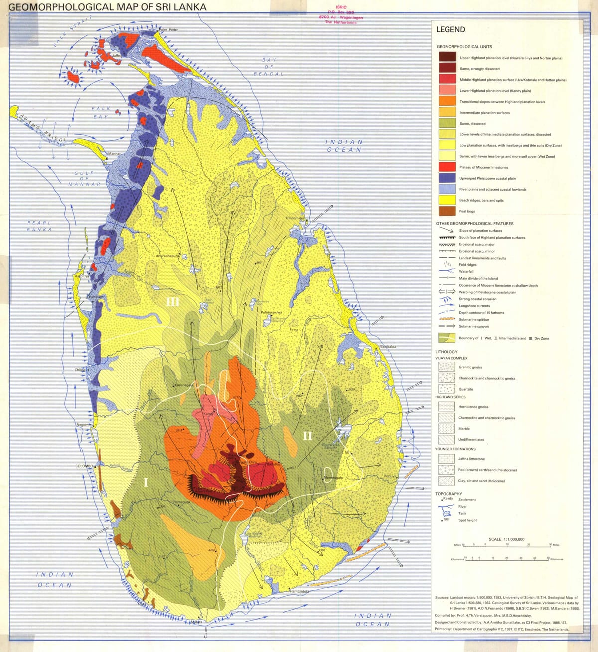ನಕ್ಷೆ ಮಣ್ಣಿನ ನಕ್ಷೆ ಶ್ರೀಲಂಕಾ