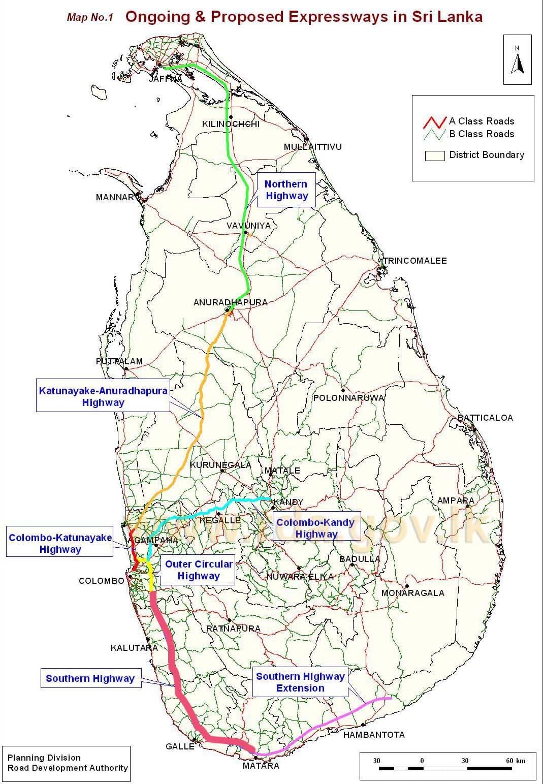 ನಕ್ಷೆ ಶ್ರೀಲಂಕಾ ಎಕ್ಸ್ಪ್ರೆಸ್