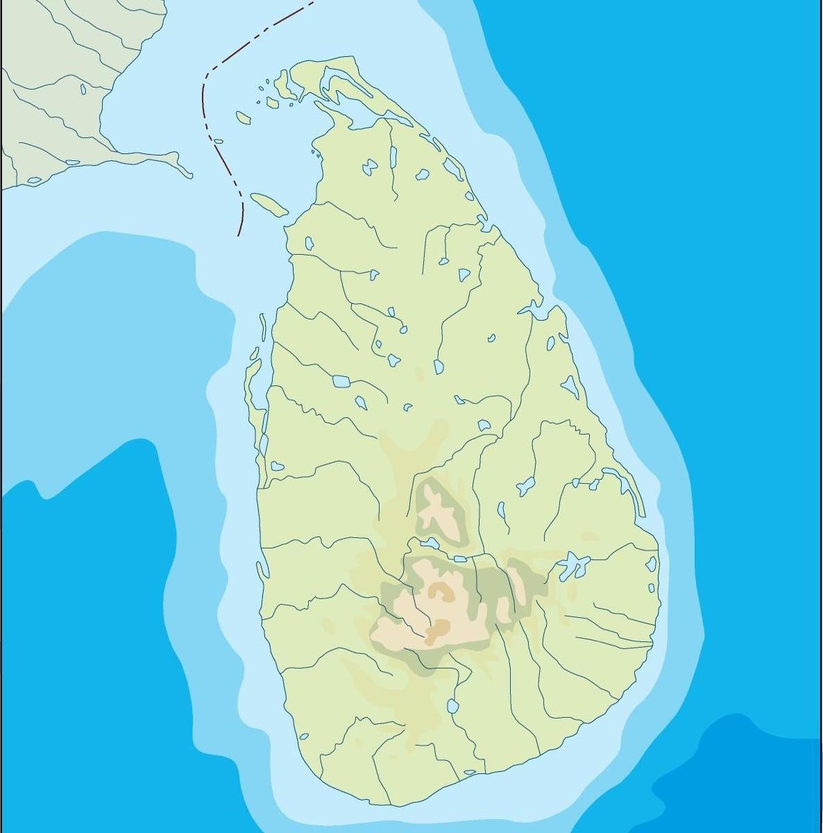 ಶ್ರೀಲಂಕಾ ವೆಕ್ಟರ್ ನಕ್ಷೆ