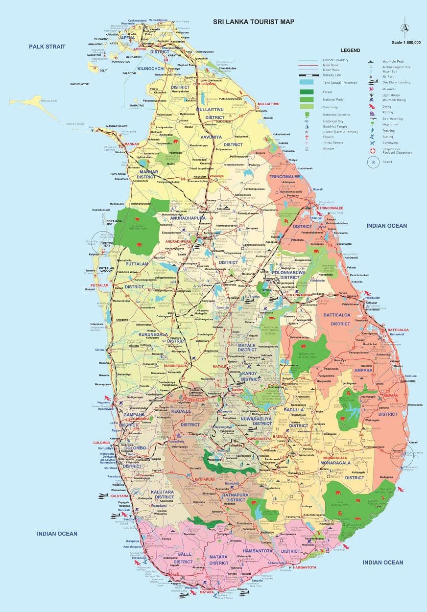 ಶ್ರೀಲಂಕಾ ampara ಜಿಲ್ಲೆಯ ನಕ್ಷೆ