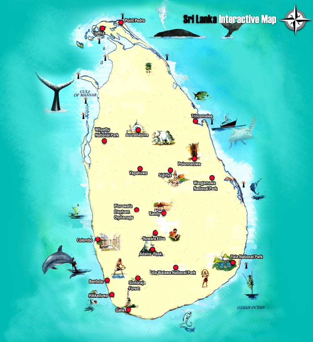 ನಕ್ಷೆ jaffna ಶ್ರೀಲಂಕಾ