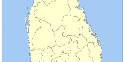 ನಕ್ಷೆ ಶ್ರೀಲಂಕಾ ದಕ್ಷಿಣ ಪ್ರಾಂತ