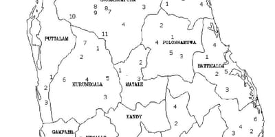 ನಕ್ಷೆ ಶ್ರೀಲಂಕಾ ನಕ್ಷೆ ಕಪ್ಪು ಮತ್ತು ಬಿಳಿ