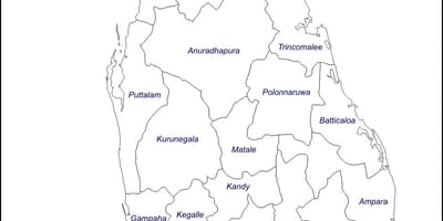 ಶ್ರೀಲಂಕಾ ನಕ್ಷೆ ಚಿತ್ರ