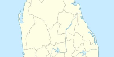 ನಕ್ಷೆ ಶ್ರೀಲಂಕಾ ವಿಭಾಗೀಯ ಕಾರ್ಯದರ್ಶಿ