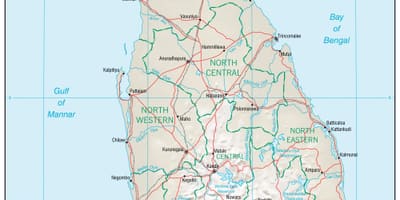 ನಕ್ಷೆ ಸಂಚರಣೆ ನಕ್ಷೆ ಶ್ರೀಲಂಕಾ
